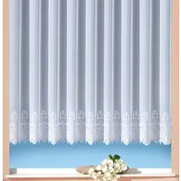 Weckbrodt Gardine Heidelberg (1 St), Kräuselband, transparent, Voile, echte Stickerei, Voile, transparent, mit 1 oder 2 Bordüren, Store