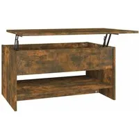 vidaXL Couchtisch Couchtisch Räuchereiche 80x50x40 cm Holzwerkstoff (1-St)