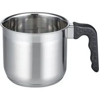 Elo Basic Milchtopf Turmalin, Edelstahl 18/8 (1-tlg), Öl Dosierringe, 14 cm, Induktion