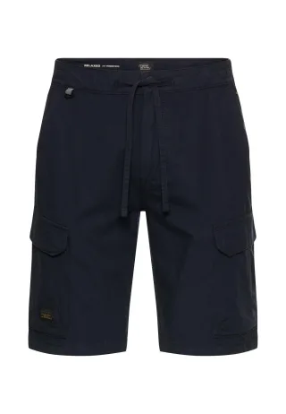 camel active - Cargo Shorts mit Tunnelzug dark navy - Gr. - 38