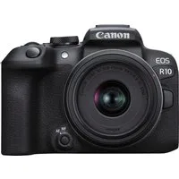 Canon EOS R10 + RF-S 18-45mm F4.5-6.3 IS STM Kit Systemkamera (RF-S 18-45mm F4.5-6.3 IS STM, 24,2 MP, Bluetooth, WLAN, inkl. RF-S 18-45mm Objektiv)