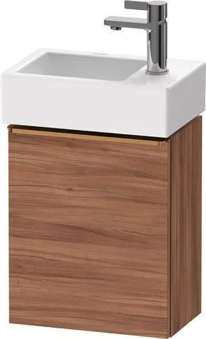Duravit D-Neo Waschtischunterbau wandhängend Nussbaum Matt 364x222x440 mm - DE4218L04790000 DE4218L04790000