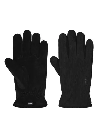Barts - Herrenhandschuhe aus Wildleder Schwarz - Gr. - L