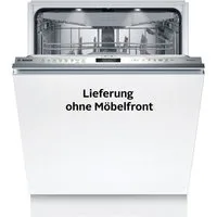 BOSCH vollintegrierbarer Geschirrspüler Serie 6 SBV6ZCX25E, 14 Maßgedecke, Time Light - Restzeit wird auf Küchenboden projiziert, Rack Matic