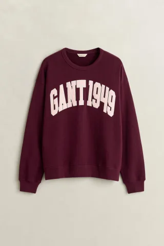 GANT - Graphic Sweatshirt darkened wine - Gr. - S