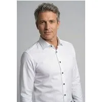 OLYMP Langarmhemd Level Five 24/Seven Businesshemd, body fit, Modern Kentkragen, Jersey