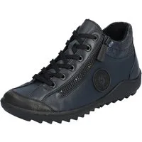 Remonte Schnürboots, Flats, Komfortschuh, Boots mit seitlichem Reißverschluss