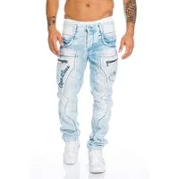 Cipo & Baxx Regular-fit-Jeans Herren Jeans BJ272 Hose mit stylischem Nahtdesign