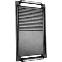 KKT KOLBE Grillpfanne BBQ20 Grillplatte, für Induktionskochfelder, Riffeloberfläche, Aluminiumguss (1 x Grillplatte), für Induktionskochfelder / Riffeloberfläche / Antihaftbeschichtung
