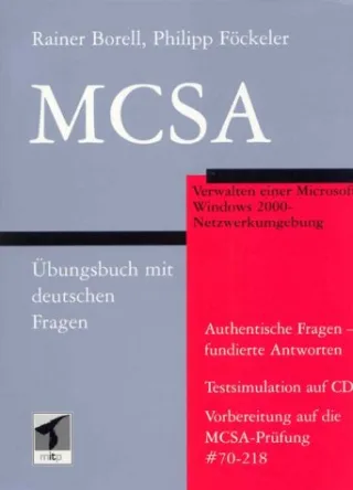 MCSA Verwalten einer Microsoft Windows 2000-Netzwerkumgebung m. CD-ROM