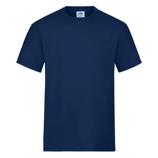 Fruit of the Loom Unisex Erwachsene Schweres Baumwoll-T-Shirt (Marineblau)