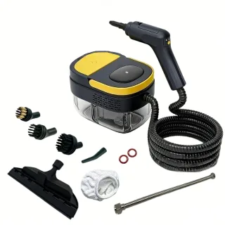 [EU Direct] NovuLife 220V Portable High-Temperature Steam Cleaner 1600ml Water Tank 3BAR High Pressure Multi Surface Ste