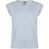ROADSIGN australia Tanktop Soft Detail (1, 1-tlg., 1) Spitzendetails an den Schultern, aus Baumwolle, feminin geschnitten