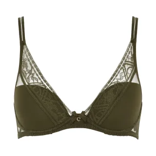 Chantelle Lingerie - ALTO Tief ausgeschnittener T-Shirt-BH khaki - Gr. - 75 D