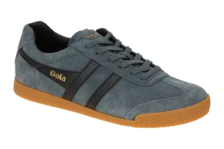 Gola CMA192GS Harrier Herren Sneakers blau-graphit/black Echtleder mit Textil...