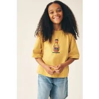 Next Oversize-Shirt Kastiges Oversized Fit T-Shirt mit Grafik (1-tlg)