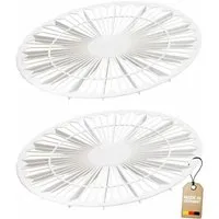 WESTMARK Abkühlgitter 2 Stk, Doppelfunktion, Kuchenkühler/Torteneinteiler, 32 cm, Made in Germany, spülmaschinengeeignet, BPA-frei
