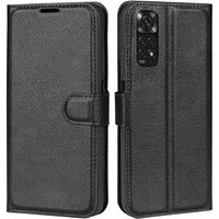 betterfon Handyhülle Handytasche für Xiaomi Redmi Note 11 / Note 11S Klapphülle Schwarz, 3 Kartenfächer, Magnetverschluss & Standfunktion im Lederlook