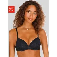 Vivance Push-up-BH Julia mit Bügel aus zarter Spitze in blumiger Optik, sexy Dessous