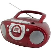 Soundmaster SCD5100WE tragbarer CD-Player Radiorecorder Kassettenrecorder AUX CD-Radiorecorder