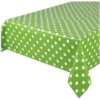 Beautex Tischdecke Punkte Wachstuchtischdecke OVAL RUND ECKIG, Wachstuch abwischbar (1-tlg)