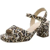 Tamaris WIDE FIT comfortFit aus Leder Blockabsatz Sandalette comfortFit