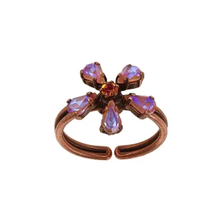 konplott - Ring - Twisted Blossom pink
