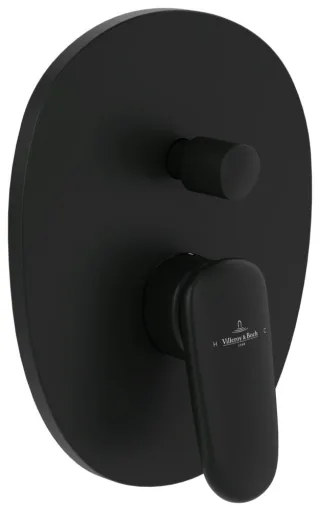 Villeroy & Boch Unterputz-Einhebel-Armatur Antao 184x221x57mm Matt Black TVT111001000K5