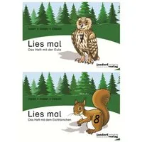 Lies mal - Die Hefte Band 7 und Band 8 im Paket (Eule und Eichhörnchen / Peter Wachendorf, Anja Wachendorf, Vom Wort zum Text - Anfangslesen