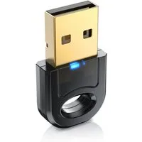Aplic USB BT 5.0 Stick / Dongle, hohe Reichweite, inkl. Treiber, BT Adapter Bluetooth-Adapter, Bluetooth Empfänger & Sender: PC Laptop Drucker Headset Windows 8.1-11