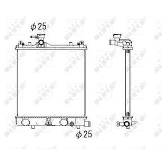 NRF Motork?hler gel?tet Suzuki Wagon R 53430