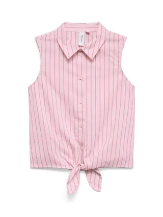 VERO MODA - VMFRIBA SL SHIRT WVN GIRL Pink-A-Boo - Gr. - 128