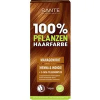 SANTE Haarfarbe Pflanzen MAHAGONIROT, Braun, 100 g