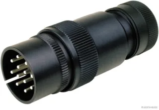 HERTH&BUSS Stecker, 12-polig, 24 V schwarz - 51305918