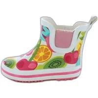 Beck Kleinkinder Gummistiefel Früchte Gummistiefel (aus weichem, flexiblen Naturkautschuk) mit seitlichen Gummi-Einsätzen für leichtes An- und Ausziehen