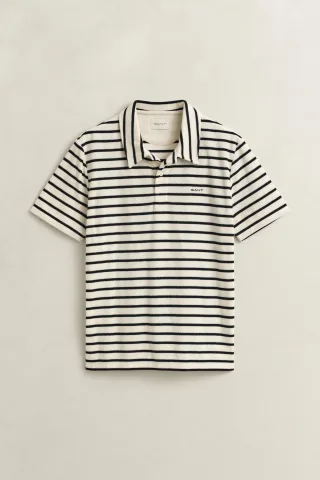 GANT - Terry Cloth Poloshirt creamed white - Gr. - L