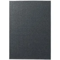 TaraCarpet Teppich Kurzflor-Teppich Joy Flachgewebe Schlingenteppich, rechteckig, Höhe: 4 mm, Flachflor Kurzflor uni anthr Wohnzimmer Schlafzimmer Esszimmer 080x150