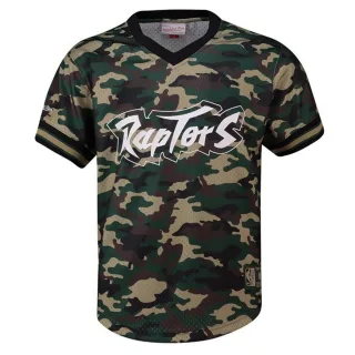 Mitchell & Ness NBA Toronto Raptor Herren Camo Mesh T-Shirt