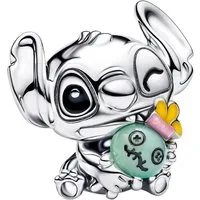 Pandora Bead 794554C01, Charm 925 Silber Disney Stitch und Schrulle