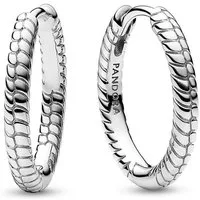 Pandora Paar Creolen Sterlingsilber Damen Creolen, Moments-Kollektion PANDORA