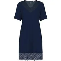 CALIDA Nachthemd Elegant Dreams Damen (1-tlg) spitzenverzierter V-Ausschnitt, weich und fließend