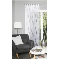 HOME WOHNIDEEN Vorhang PAOLO (1 St), Schlaufen, transparent, Voile, Schlaufenschal PAOLO bedruckt
