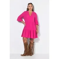 Studio Untold Minikleid Kleid kurze A-Line Musselin Volants