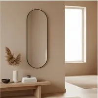SCENA LIVING Wandspiegel Dekorativer Wandspiegel ALVA, 80 x 30 cm, Splitterschutzfolie
