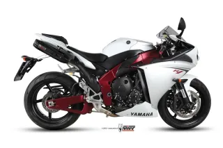 Sport Auspuff MIVV Suono Steel Black Yamaha YZF 1000 R1 Typ: RN22 Bj. 2009-2014 +ABE