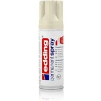 edding Sprühfarbe edding Permanent Spray cremeweiß matt 200 ml Premium Acryllack, RAL 90