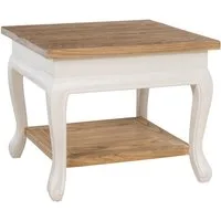 CLP Couchtisch Thordis (1er), massives Mindiholz, 2 Ebenen