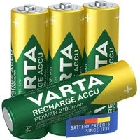Ready2use wiederaufladbare Batterien, HR06 (1,2 V, 4 St), Ni-MH, [ Mignon / AA / R06 ] 2100 mAh, Ready To Use Technologie