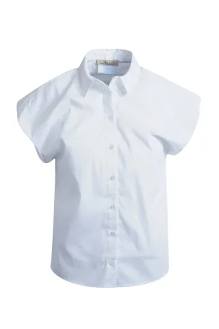 Smith&Soul - Balloon Slv Hem Shirt Blouse white - Gr. - M