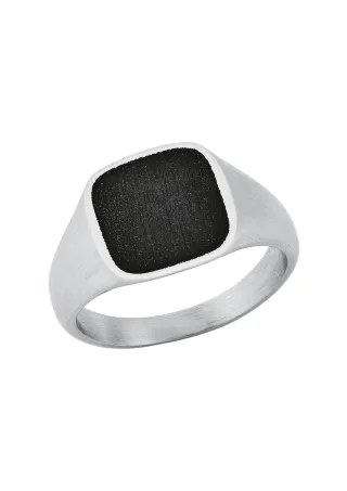s.Oliver - Ring schwarz - Gr. - 66